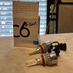 C6 LED HEADLIGHTS NISSAN H11